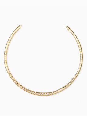 Kendra Scott Pale Gold Tone Selena Rhinestone Collar Necklace
